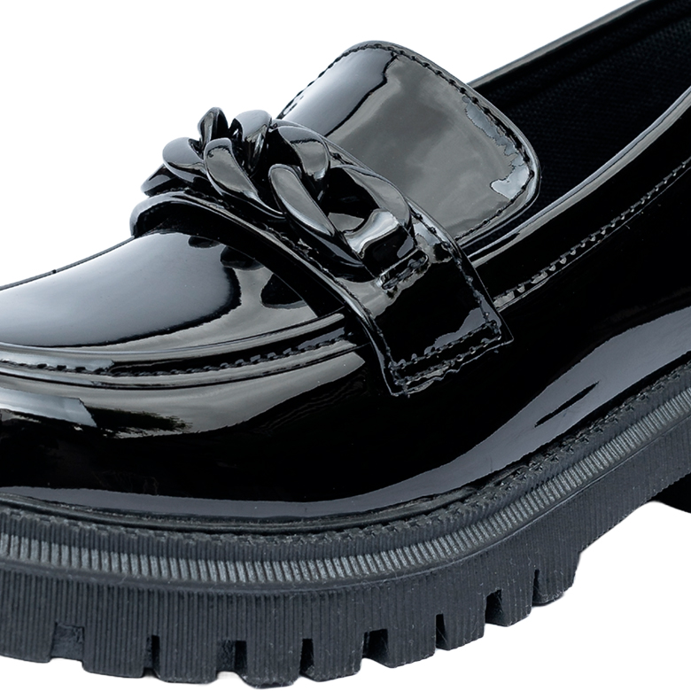 MOCASINES MUJER ALQUIMIA NEGRO ITURI CHAROL - 4