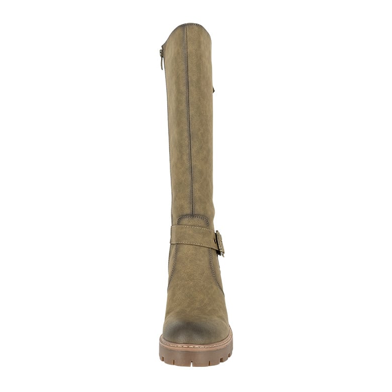 BOTAS MUJER ALQUIMIA LARGA TANA KHAKI - 3