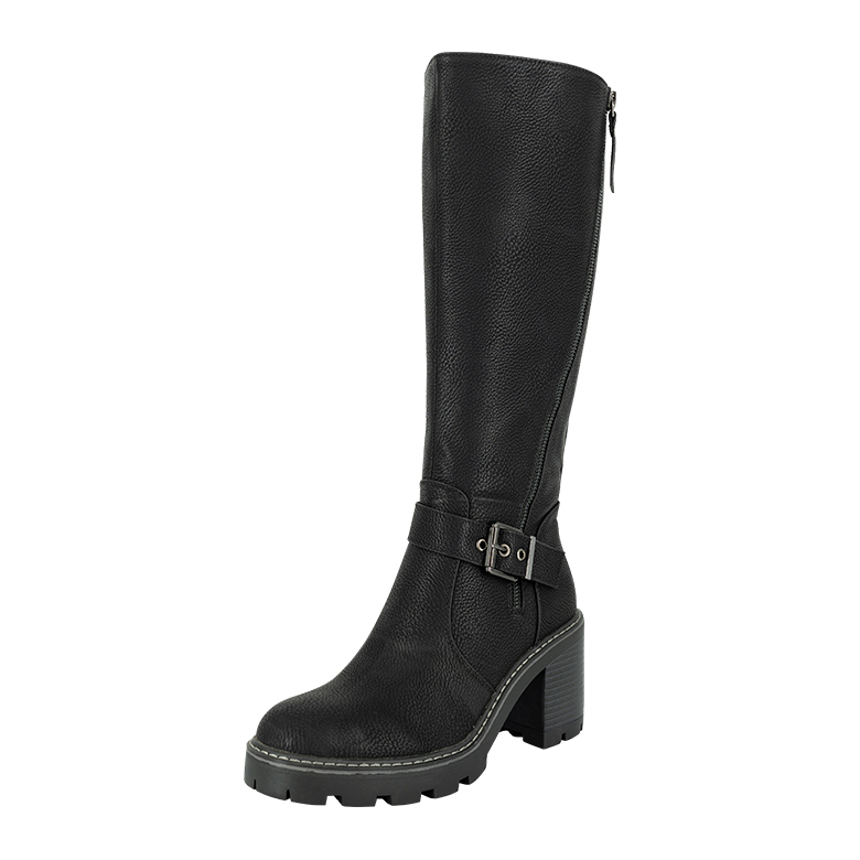 BOTAS MUJER ALQUIMIA NEGRO LARGA TANA - 1