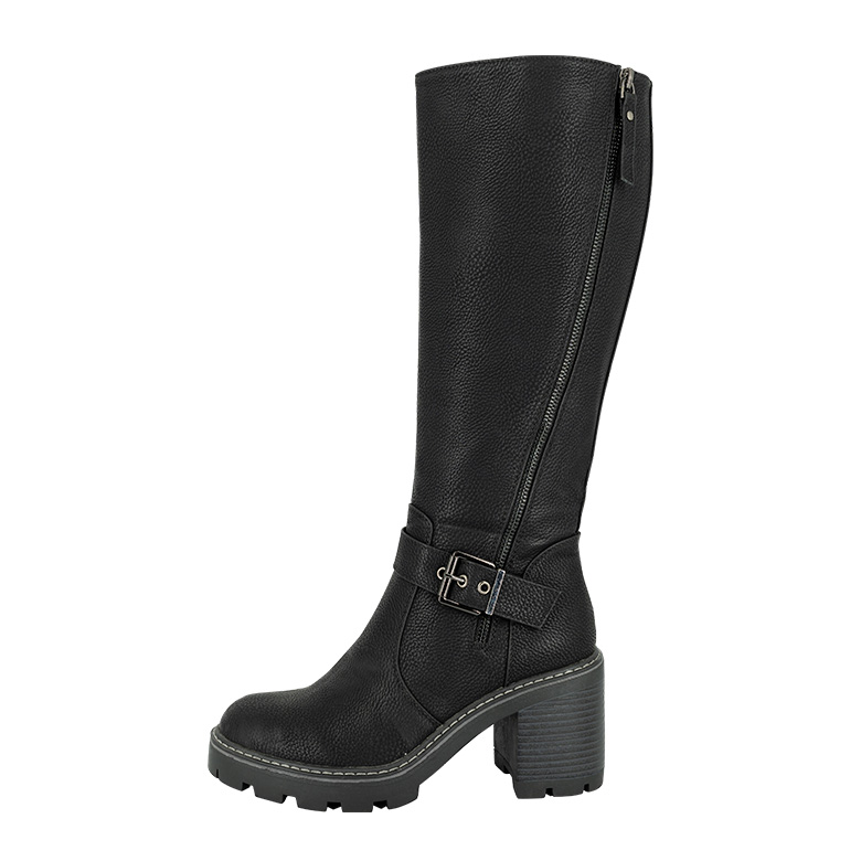 BOTAS MUJER ALQUIMIA NEGRO LARGA TANA - 2