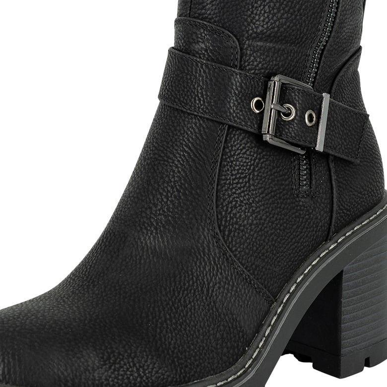 BOTAS MUJER ALQUIMIA NEGRO LARGA TANA - 4