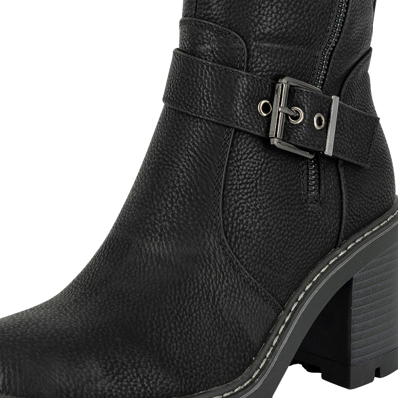 BOTAS MUJER ALQUIMIA NEGRO LARGA TANA - 4