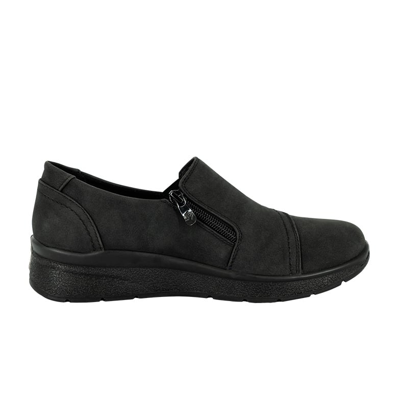 MOCASINES MUJER PASSER NEGRO TELES - 4
