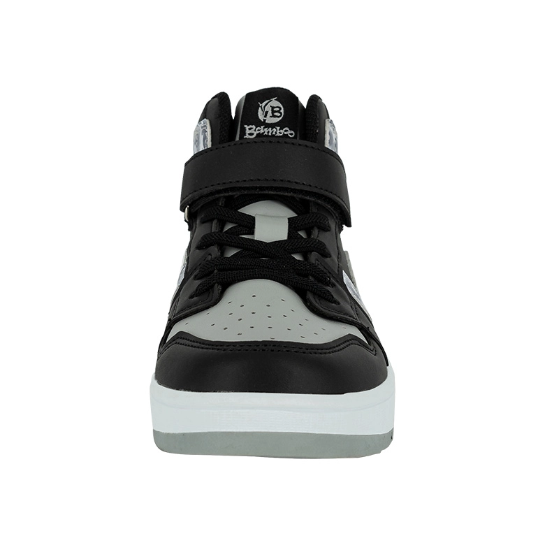 BOTÍN NEGRO ESTAMPA BAMBOO CASUAL - 3