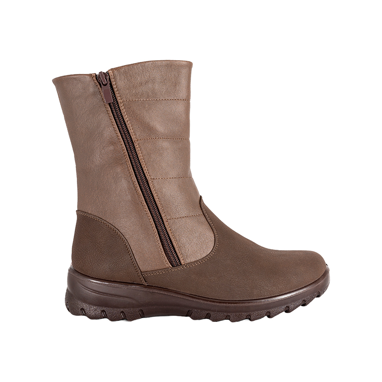 BOTAS MUJER PASSER TAUPE YATA - 4