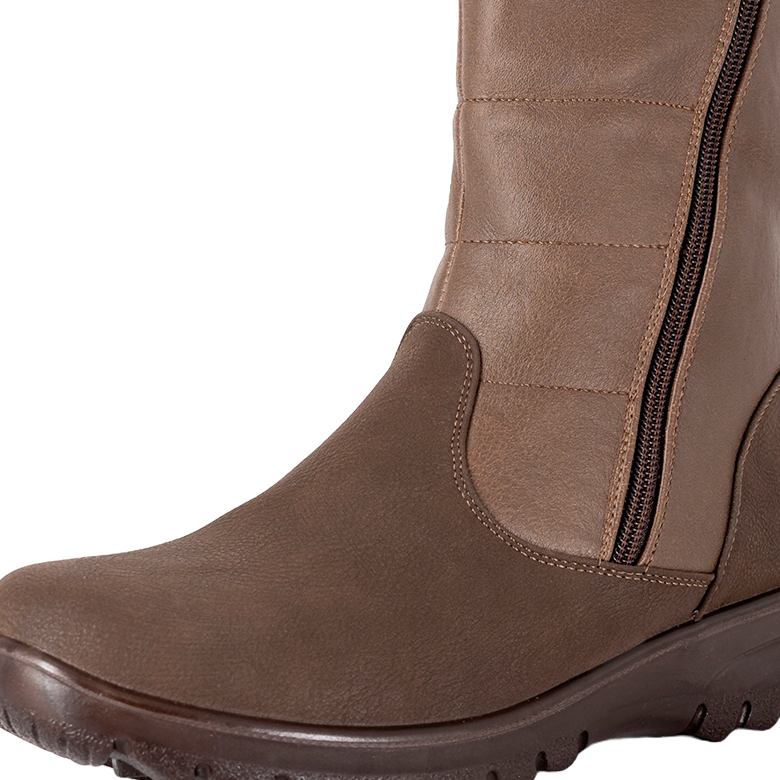 BOTAS MUJER PASSER TAUPE YATA - 5