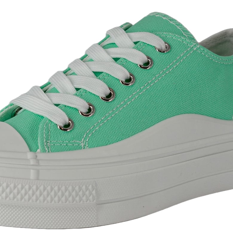 ZAPATILLAS MUJER ALQUIMIA CASUALES VERDE ABRUS - 4