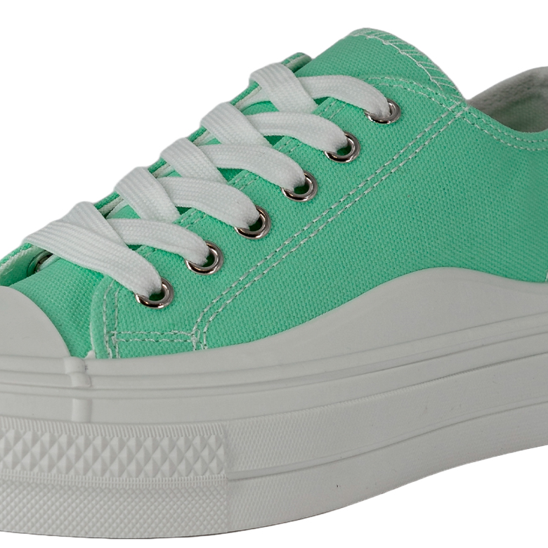 ZAPATILLAS MUJER ALQUIMIA CASUALES VERDE ABRUS - 4
