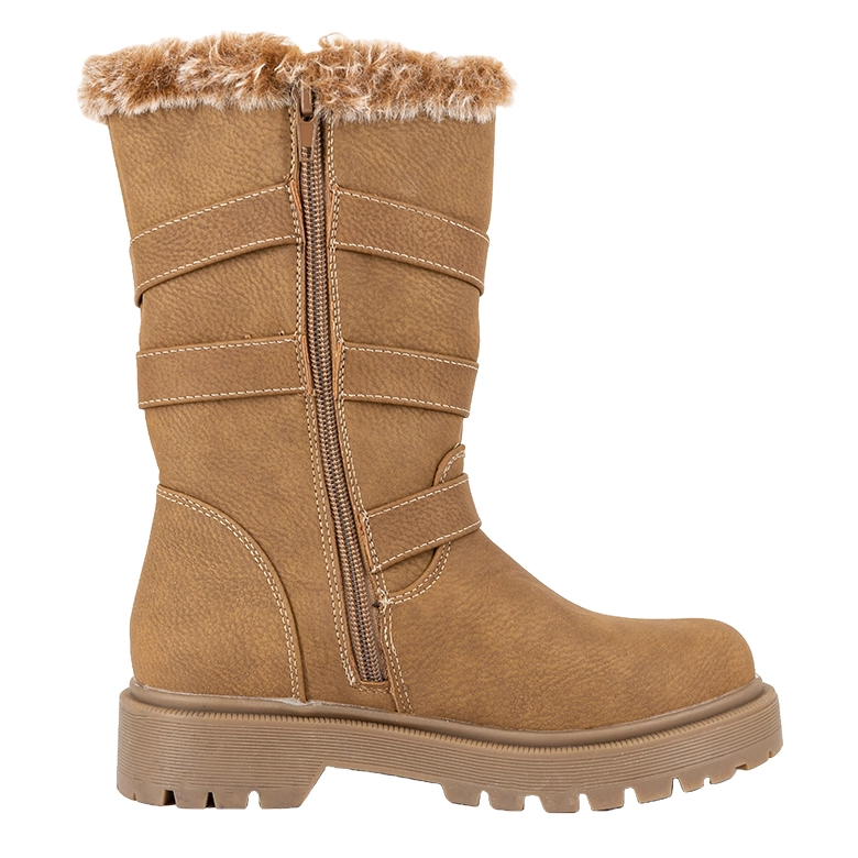 BOTAS NIÑA BAMBOO CARAMELO IDER - 4