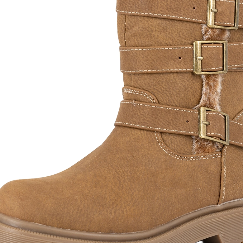 BOTAS NIÑA BAMBOO CARAMELO IDER - 5