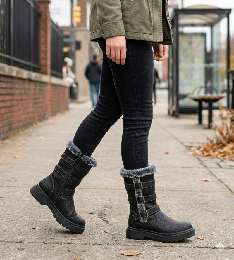 BOTAS NIÑA BAMBOO NEGRO IDER - 6