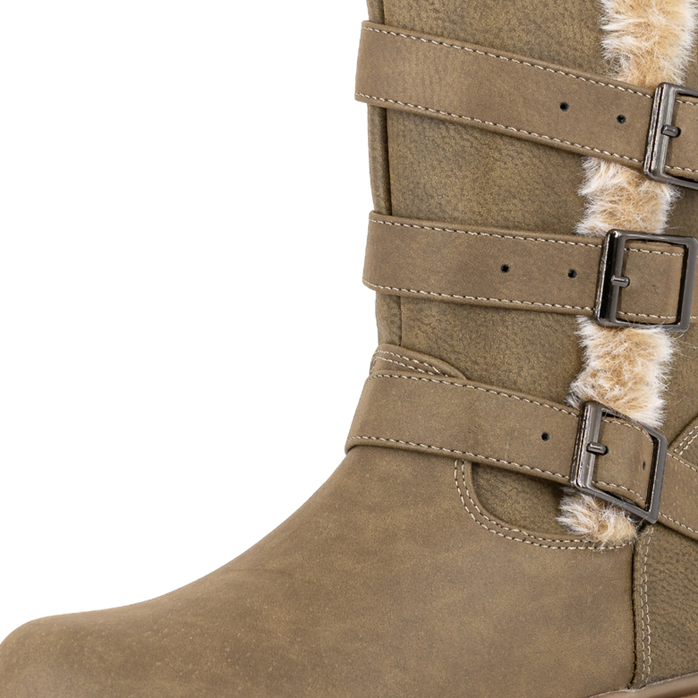 BOTAS NIÑA BAMBOO IDER KHAKI - 5