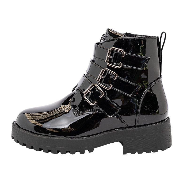 BOTÍN NEGRO YENI CHAROL BAMBOO CASUAL - 2