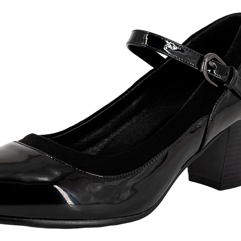 ZAPATO CUECA ALBA NEGRO CHAROL ALQUIMIA - 4
