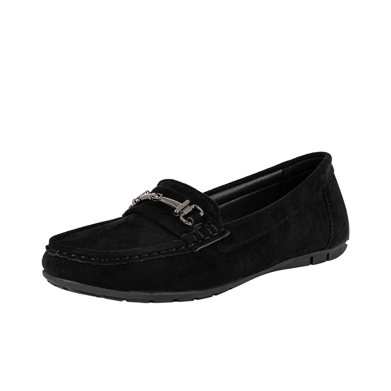 MOCASINES MUJER ALQUIMIA NEGRO FANER - 1