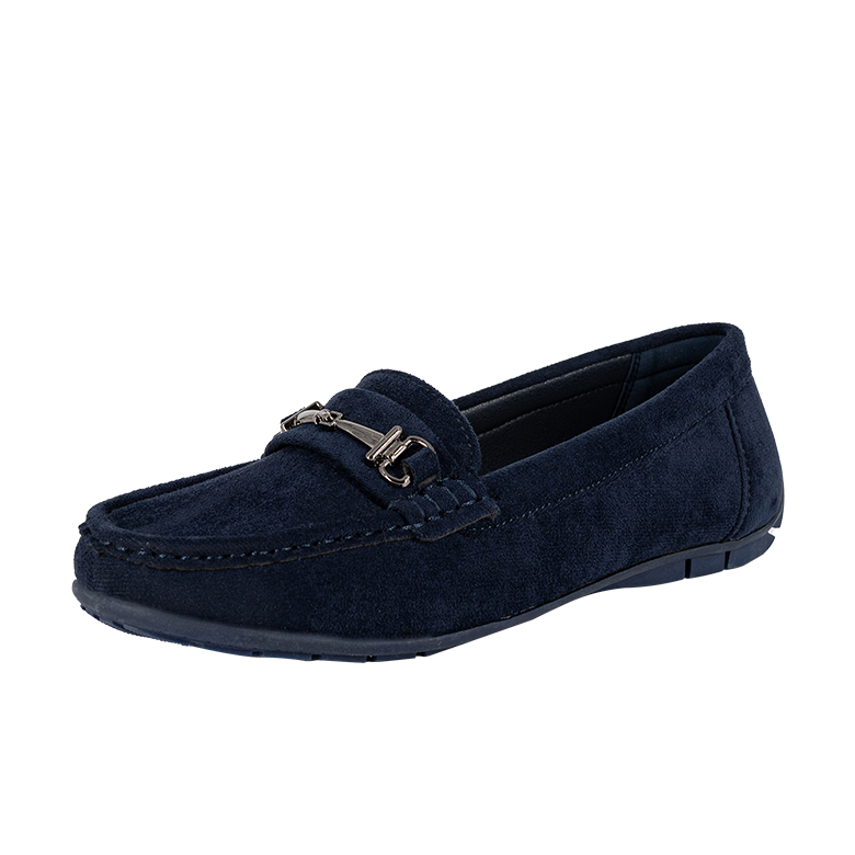 MOCASINES MUJER ALQUIMIA AZUL FANER - 1