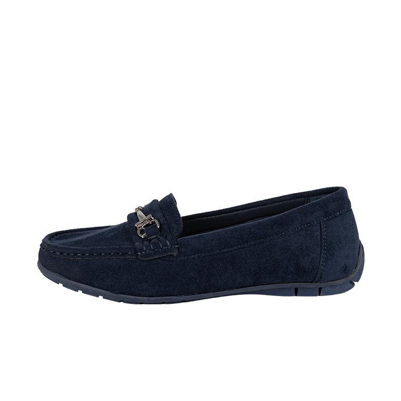MOCASINES MUJER ALQUIMIA AZUL FANER - 2