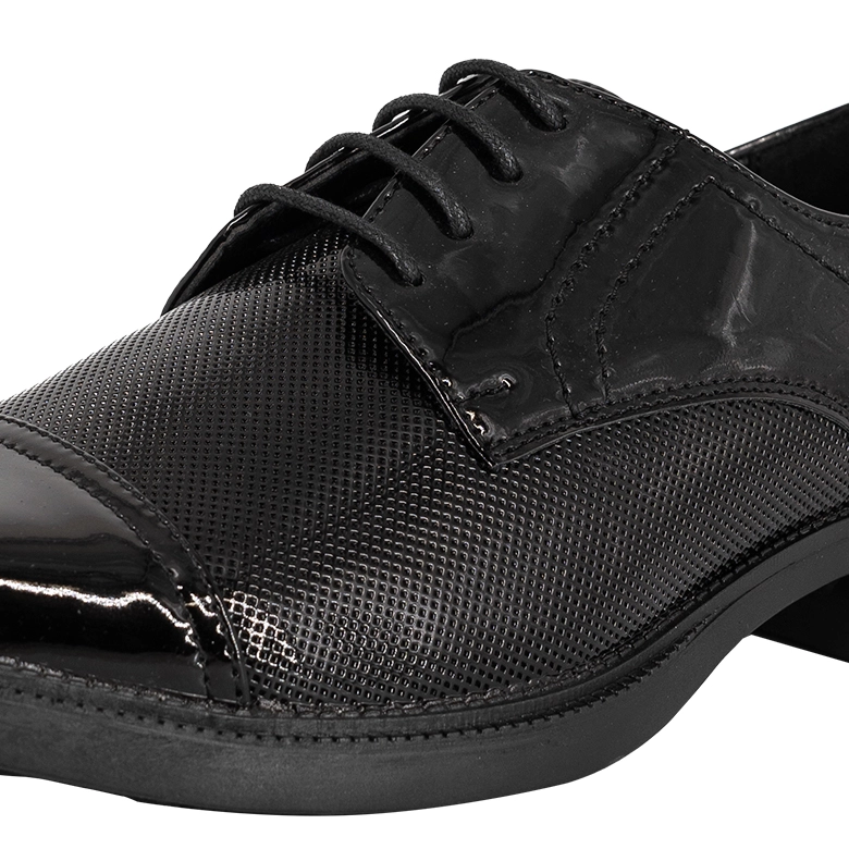 ZAPATO NIL NEGRO CHAROL UNS - 4