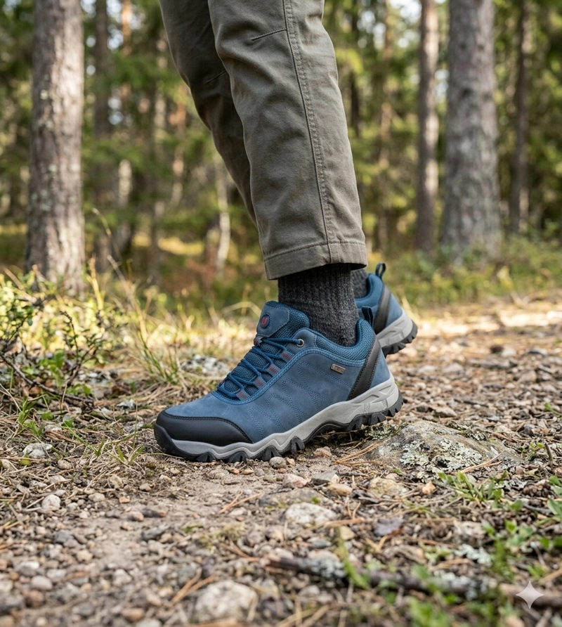 ZAPATILLAS HOMBRE UNS OUTDOOR AZUL LEARES - 5