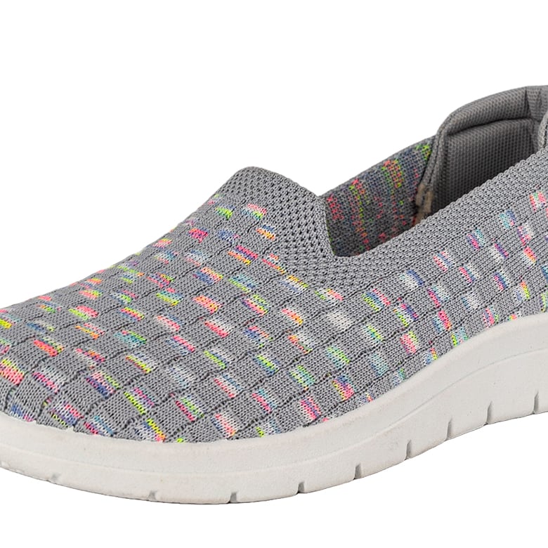 ZAPATILLAS MUJER ALQUIMIA CASUALES GRIS BALMES - 4
