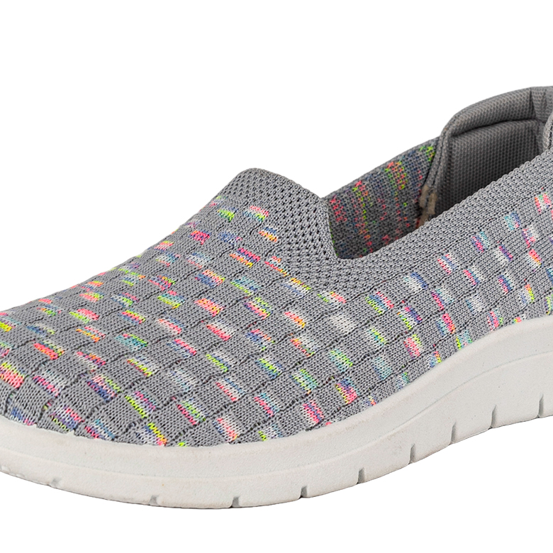 ZAPATILLAS MUJER ALQUIMIA CASUALES GRIS BALMES - 4