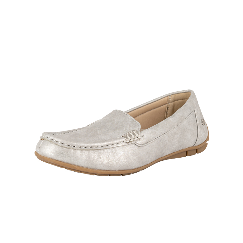MOCASINES MUJER ALQUIMIA PLATEADO SANTIS - 1