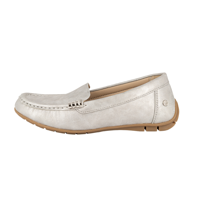 MOCASINES MUJER ALQUIMIA PLATEADO SANTIS - 2