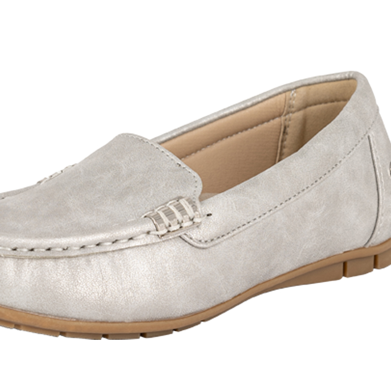 MOCASINES MUJER ALQUIMIA PLATEADO SANTIS - 4