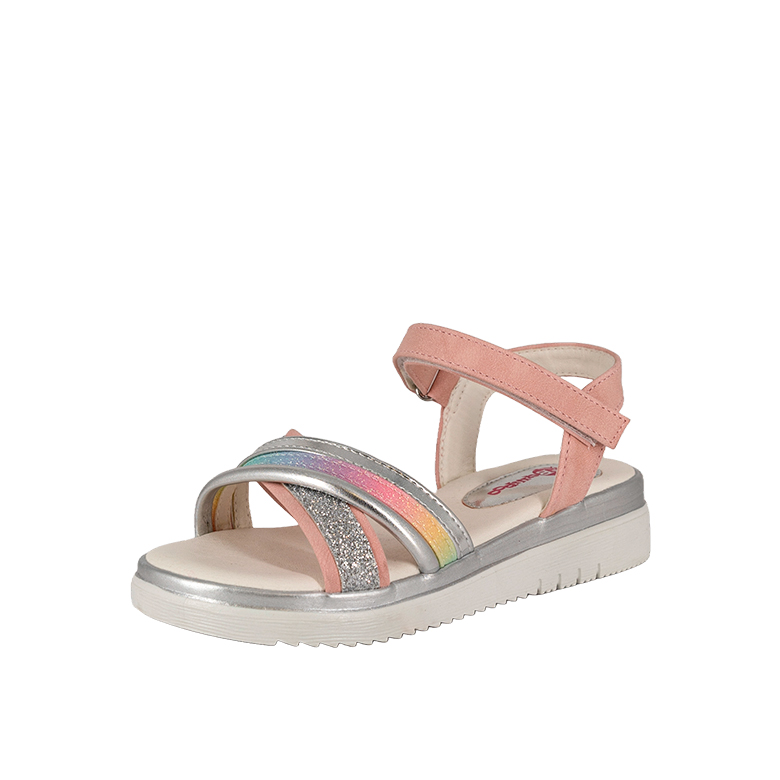 SANDALIA NIÑA BAMBOO ROSADO IRIS - 1