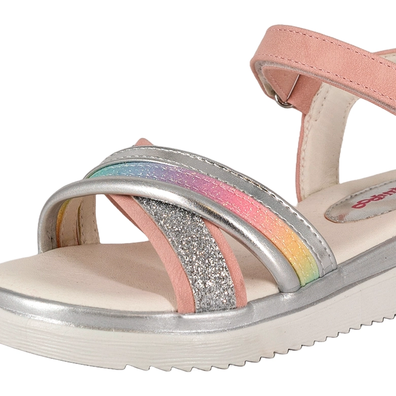 SANDALIA NIÑA BAMBOO ROSADO IRIS - 4