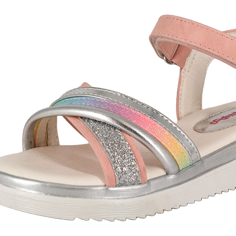SANDALIA NIÑA BAMBOO ROSADO IRIS - 4