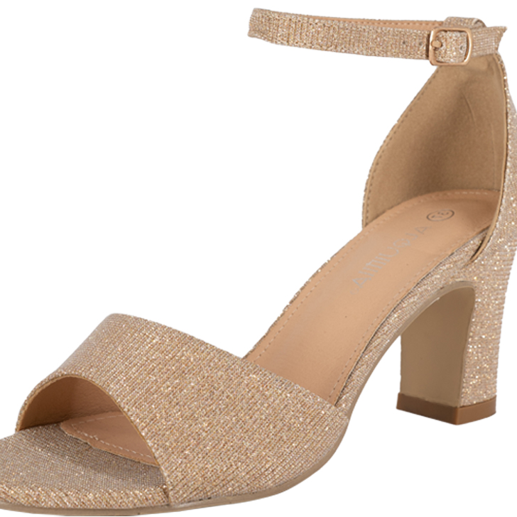 SANDALIA DE VESTIR MUJER ALQUIMIA DORADO SORET - 4