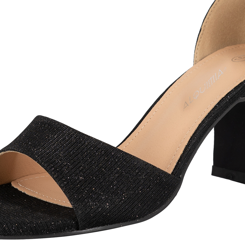 SANDALIA DE VESTIR MUJER ALQUIMIA NEGRO SORET - 4