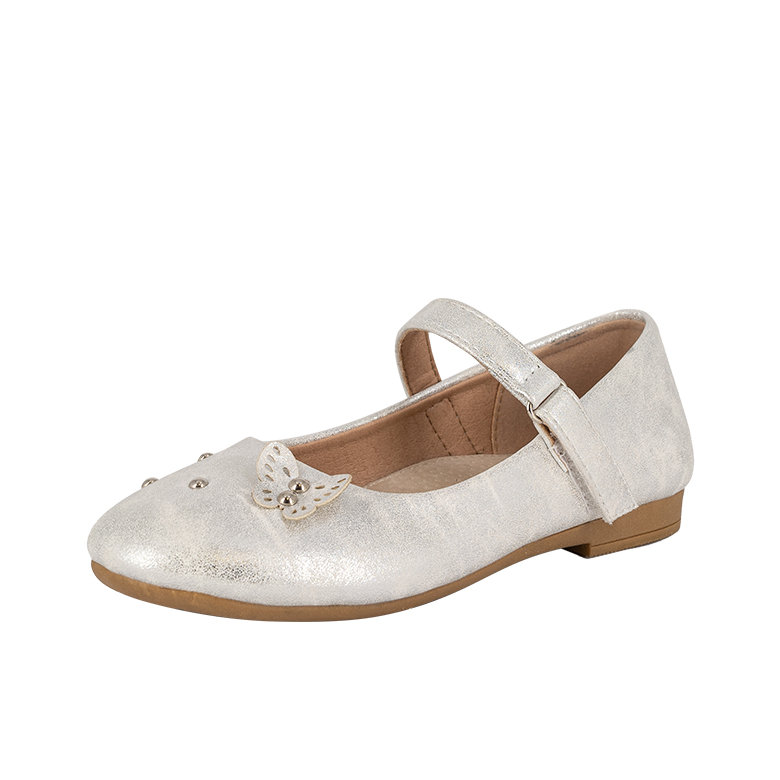 BALLERINAS NIÑA BAMBOO PLATEADO CLARA - 1