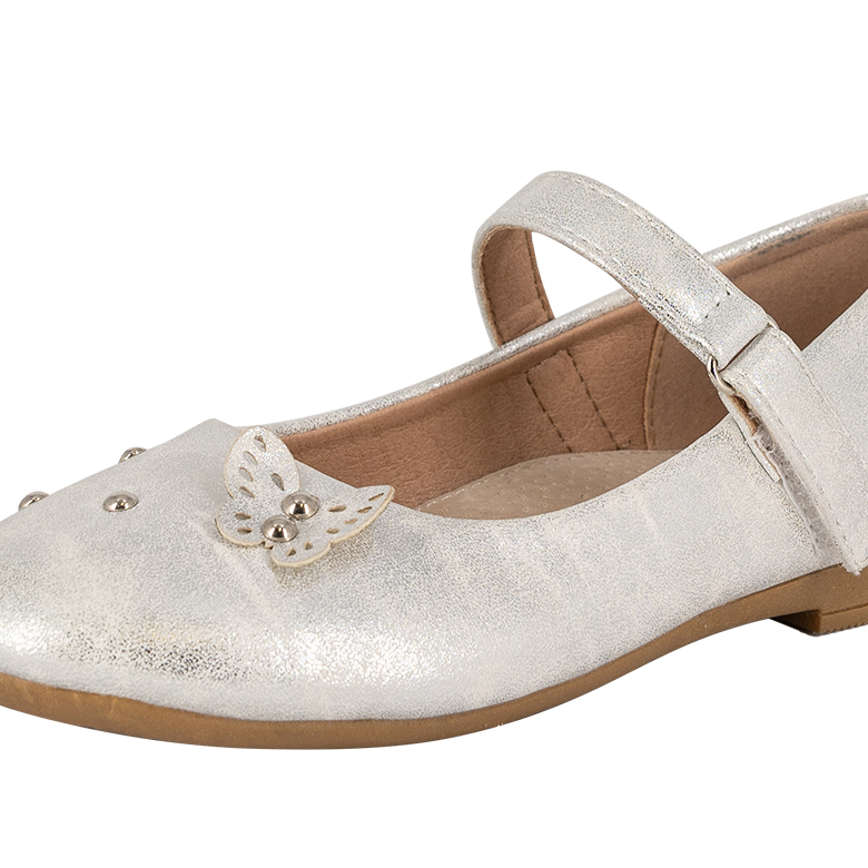BALLERINAS NIÑA BAMBOO PLATEADO CLARA - 4