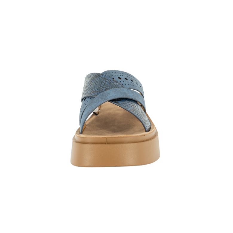 SANDALIA PLATAFORMA MUJER ALQUIMIA AZUL FARGA - 3
