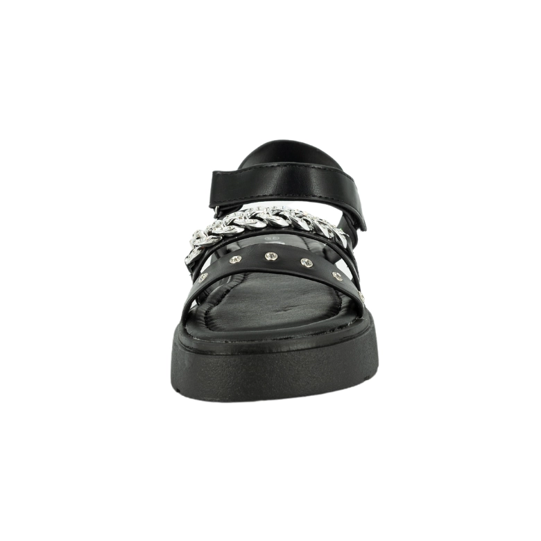 SANDALIA NIÑA BAMBOO NEGRO SANDY - 3