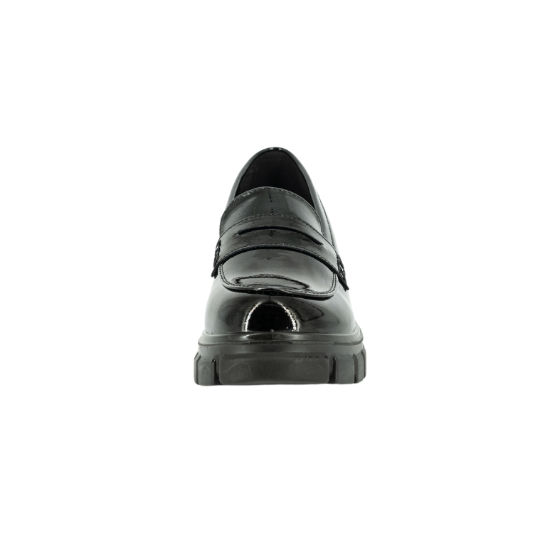 MOCASINES MUJER ALQUIMIA NEGRO MURCIA CHAROL - 3
