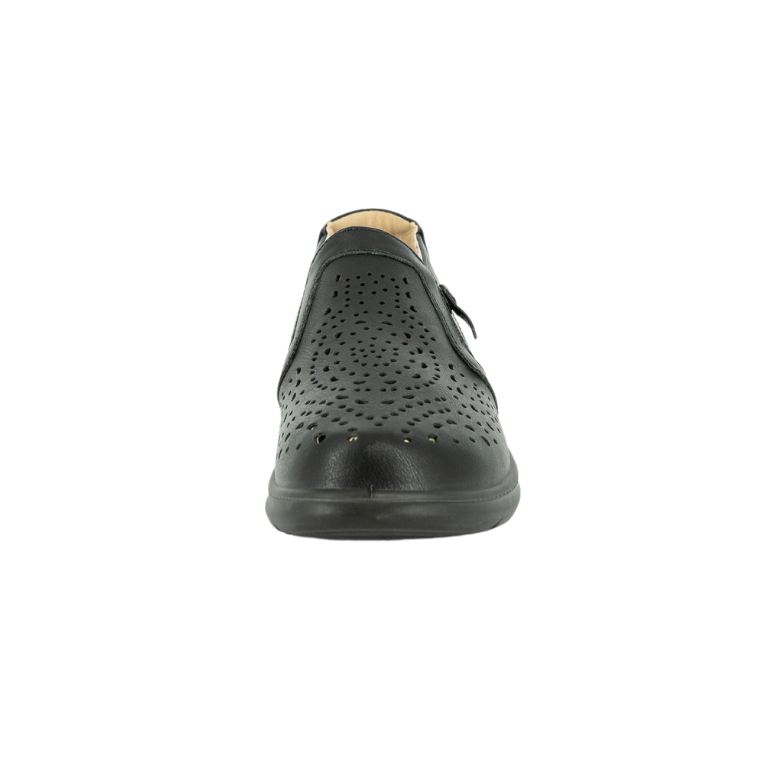 MOCASINES MUJER PASSER TEXTIL NEGRO NUVIA - 3