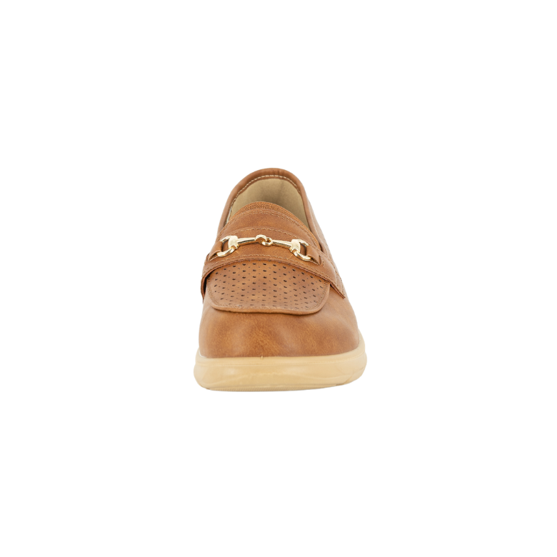 MOCASINES MUJER PASSER TEXTIL CARAMELO SISA - 3