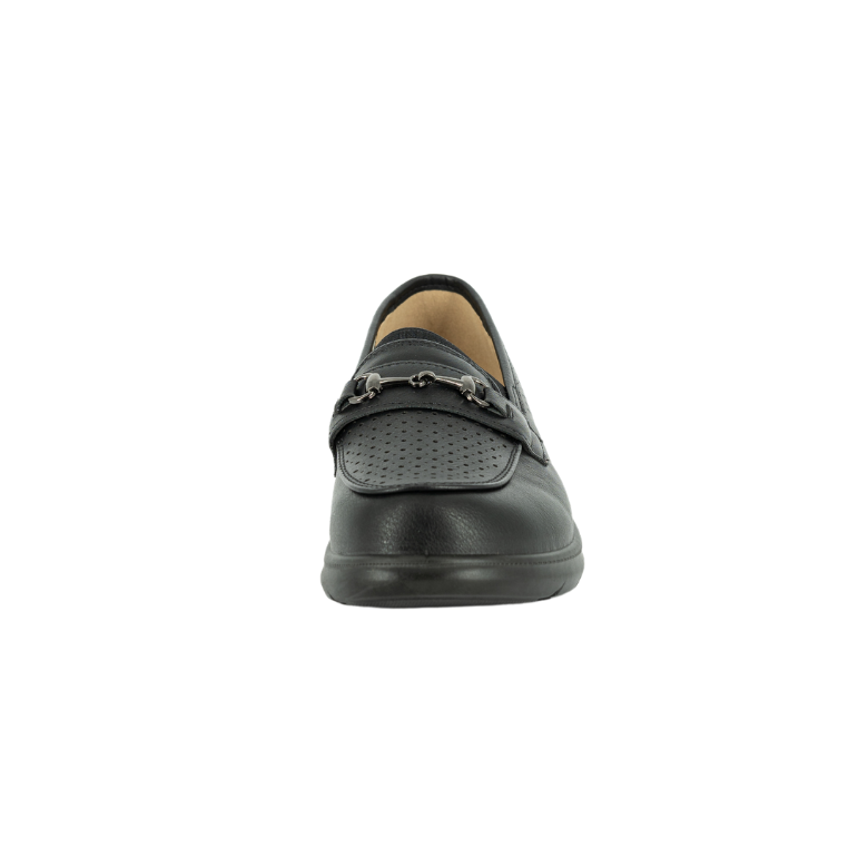 MOCASINES MUJER PASSER TEXTIL NEGRO SISA - 3