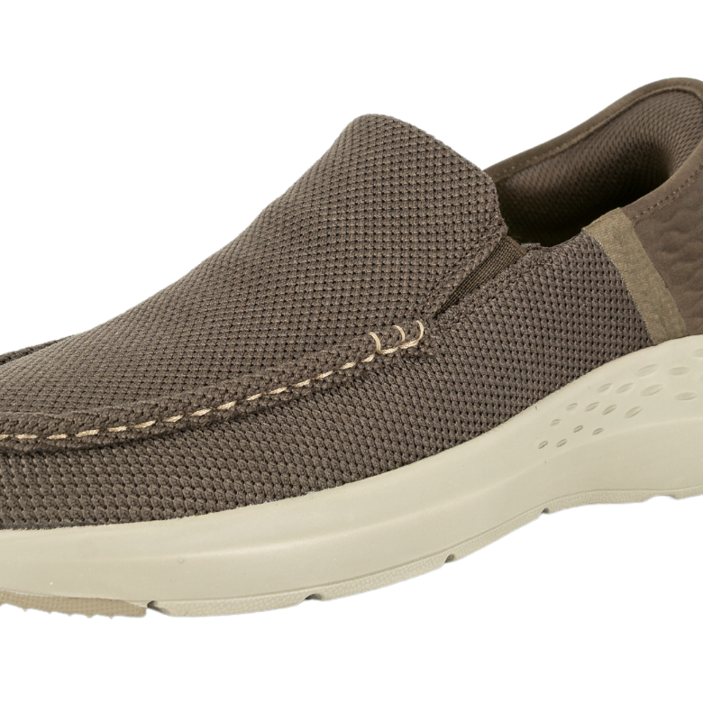 MOCASINES HOMBRE UNS TEXTIL FONTEC CAFÉ - 4