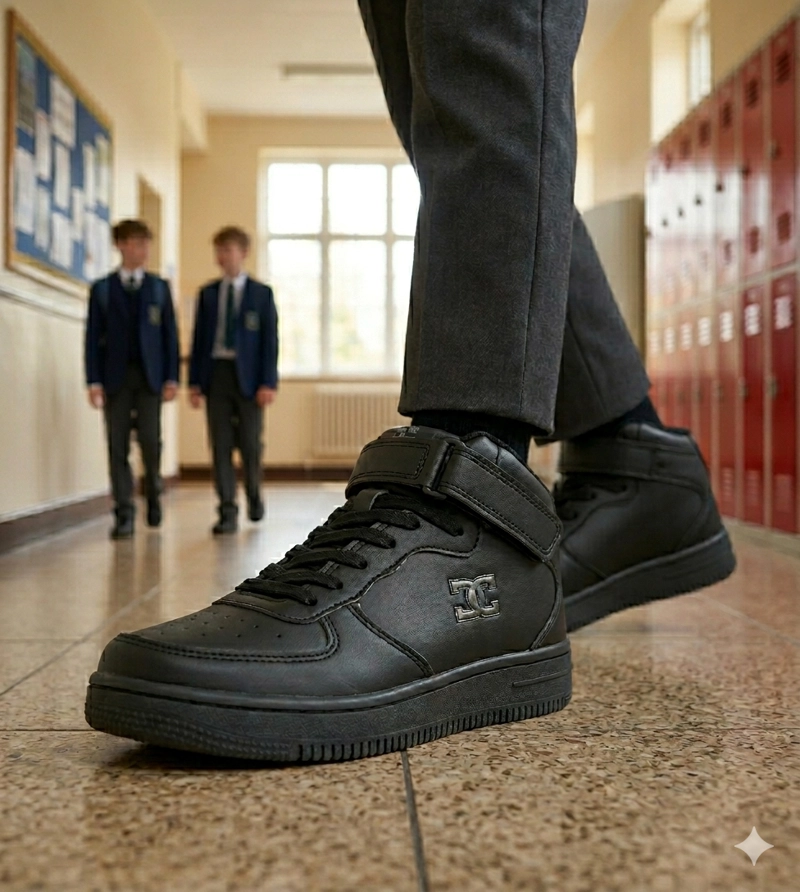 ZAPATILLA ESCOLAR MIRTO NEGRO UNS - 5