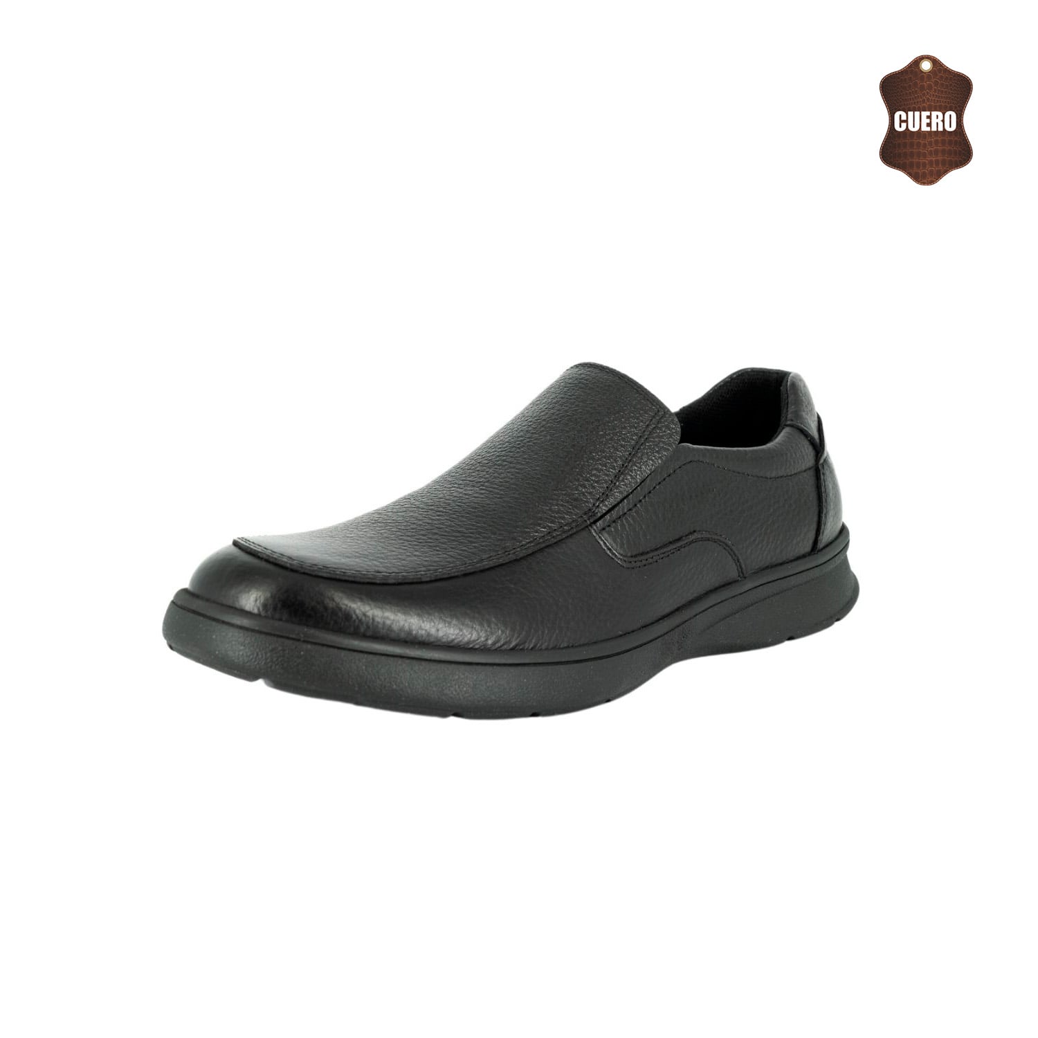 ZAPATO DE CUERO NARDO NEGRO LONDON ADIXT - 1
