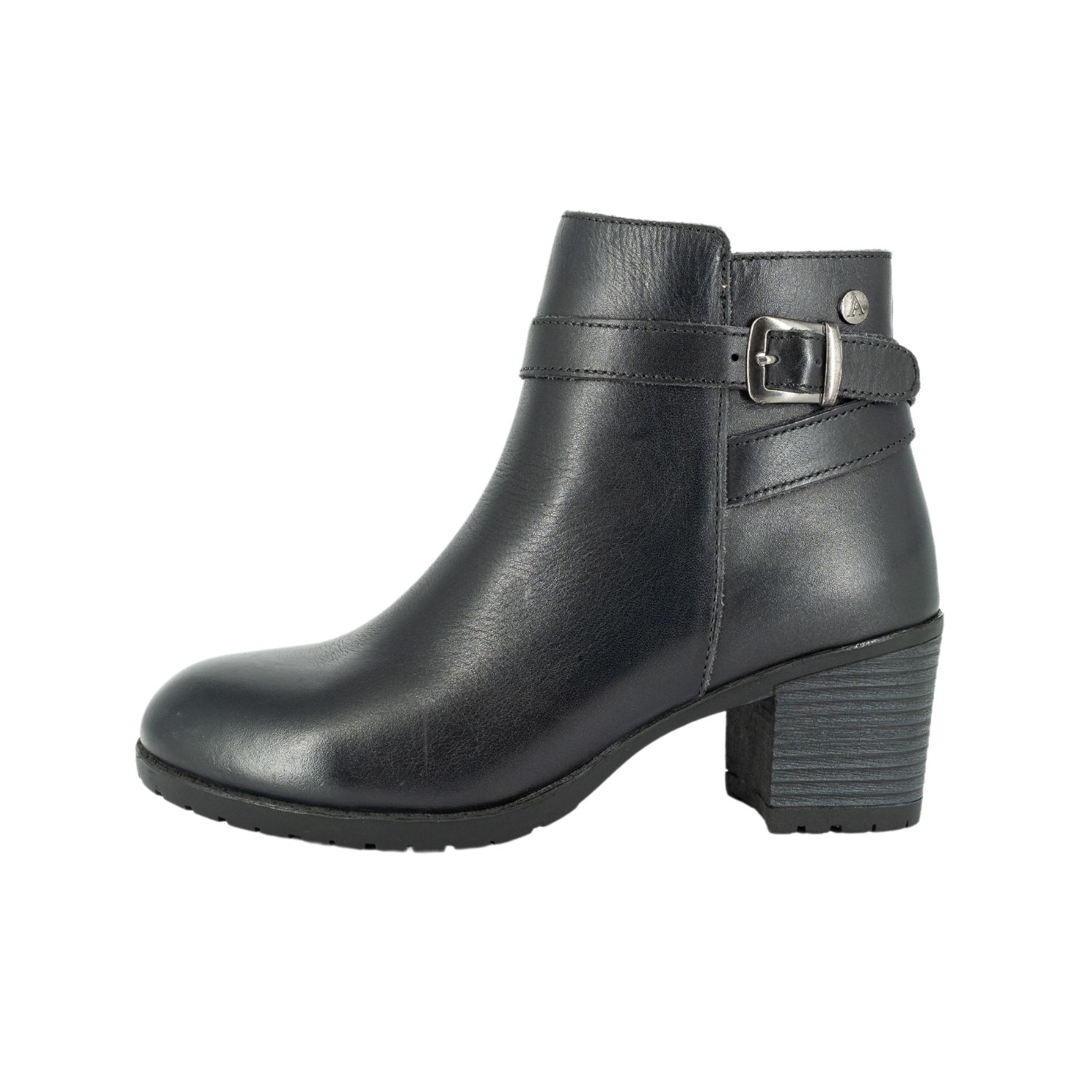 BOTIN DE CUERO FRANCY NEGRO ALQUIMIA - 2