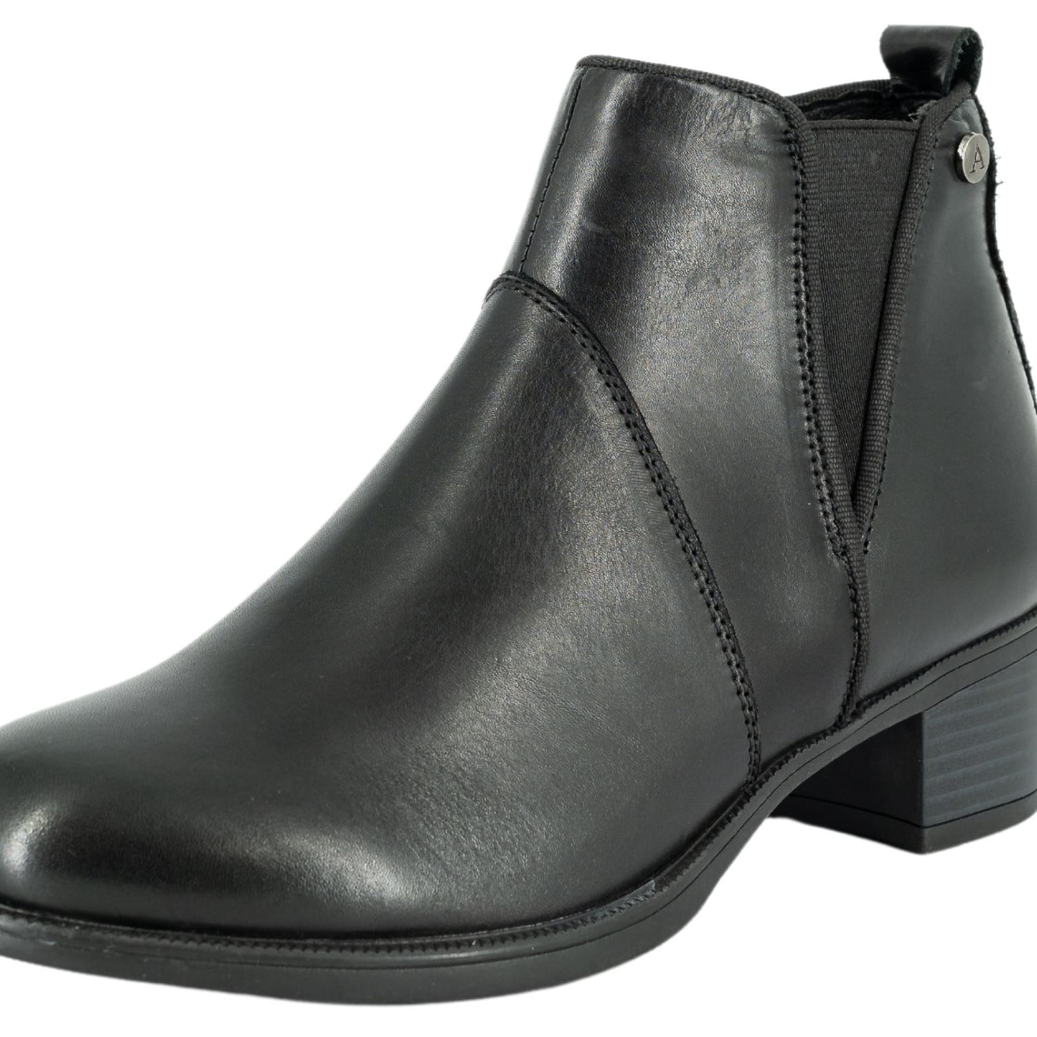 BOTIN DE CUERO LADY NEGRO ALQUIMIA - 5