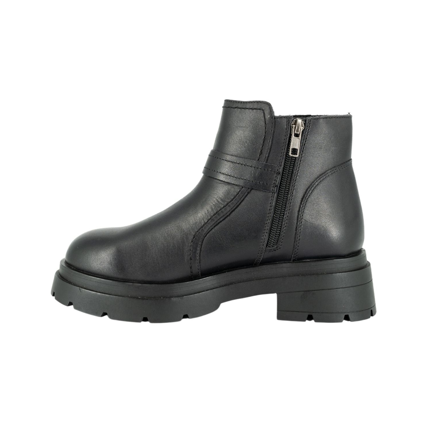 BOTIN DE CUERO ROSIE NEGRO ALQUIMIA - 4