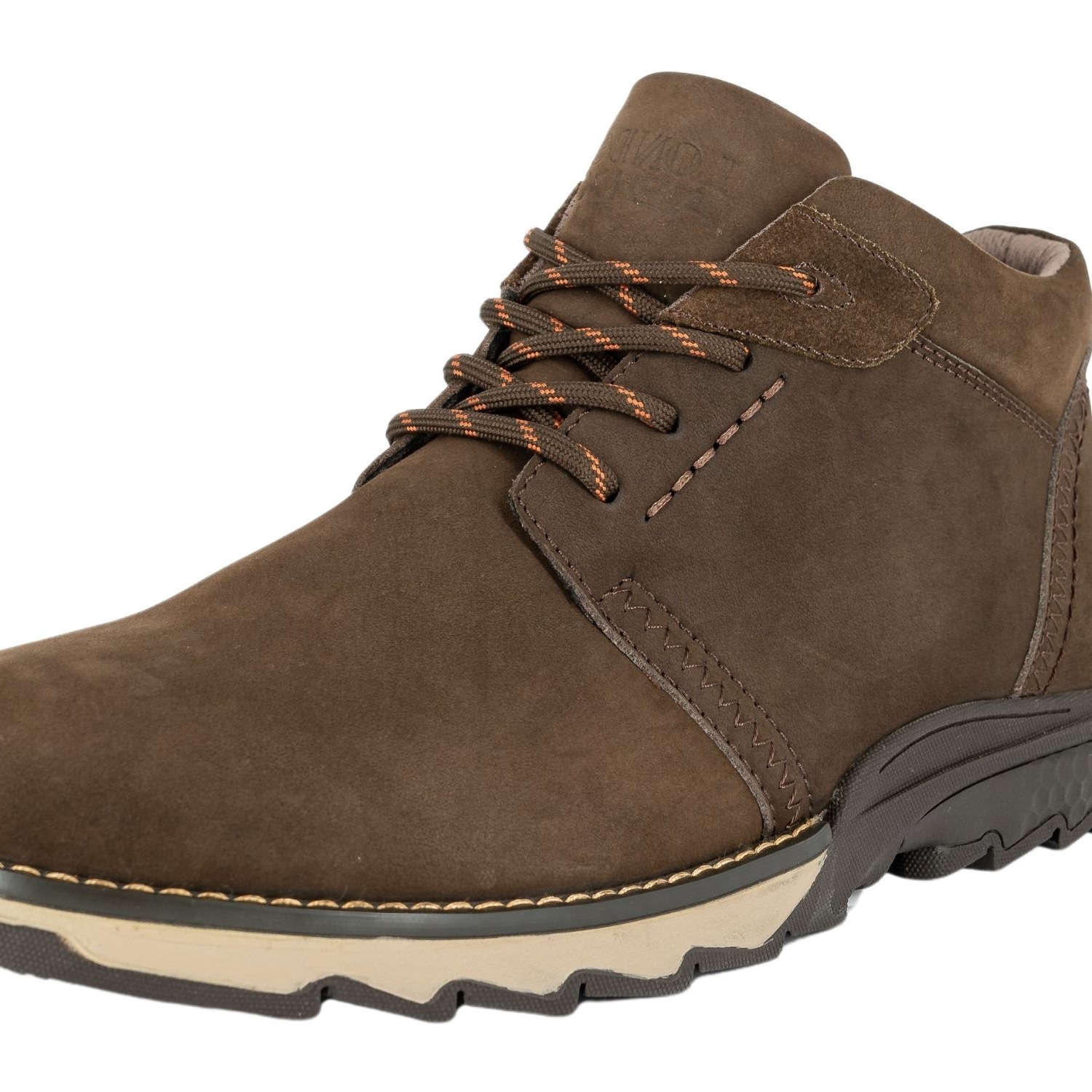 BOTIN DE CUERO BOJA CAFE LONDON ADIXT - 4