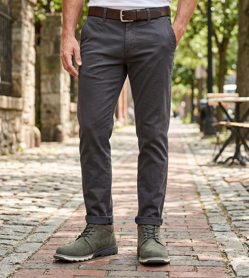 BOTIN DE CUERO BOJA VERDE LONDON ADIXT - 5