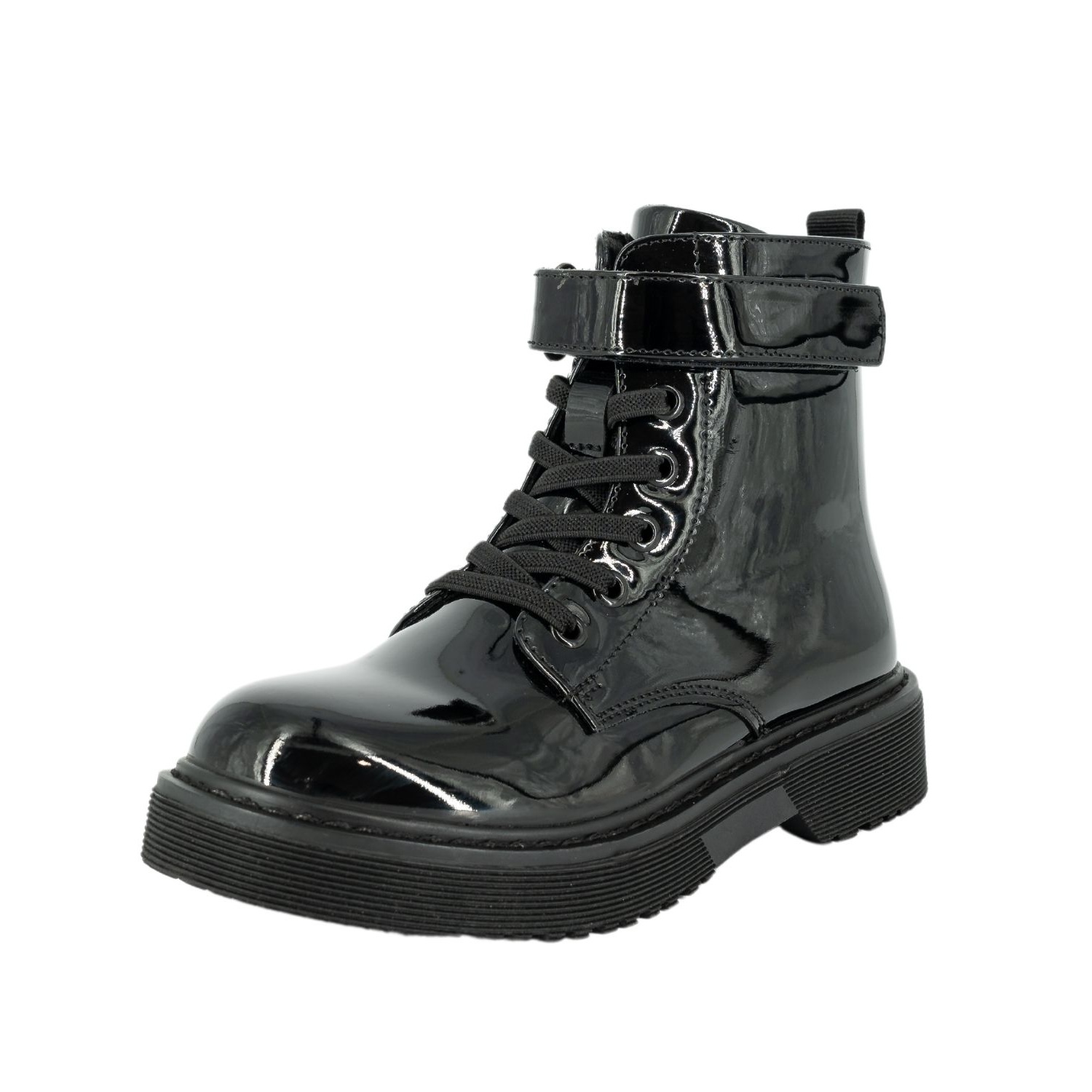 BOTIN DANICA NEGRO CHAROL BAMBOO - 1